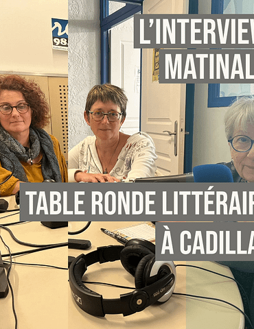 table ronde littéraire à Cadillac